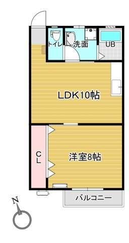 アナナメゾン2の間取り