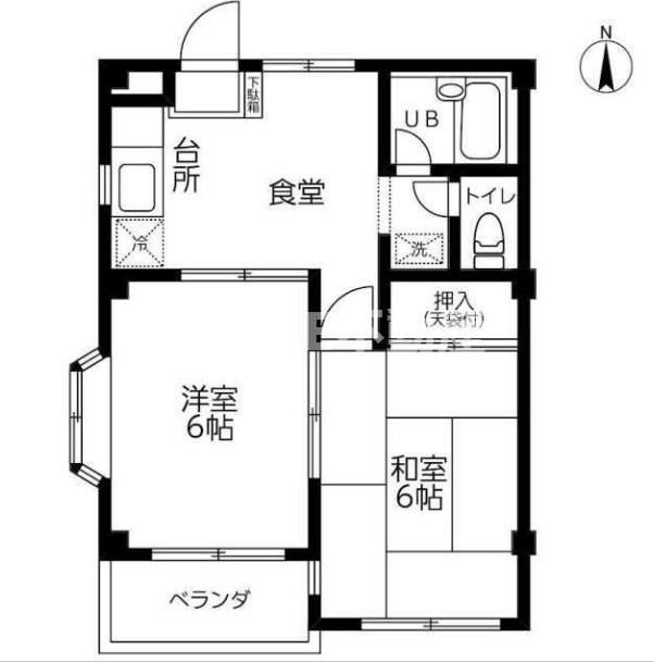 メゾンファミール大和の間取り