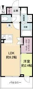 セレニテ谷町四丁目アリエの間取り