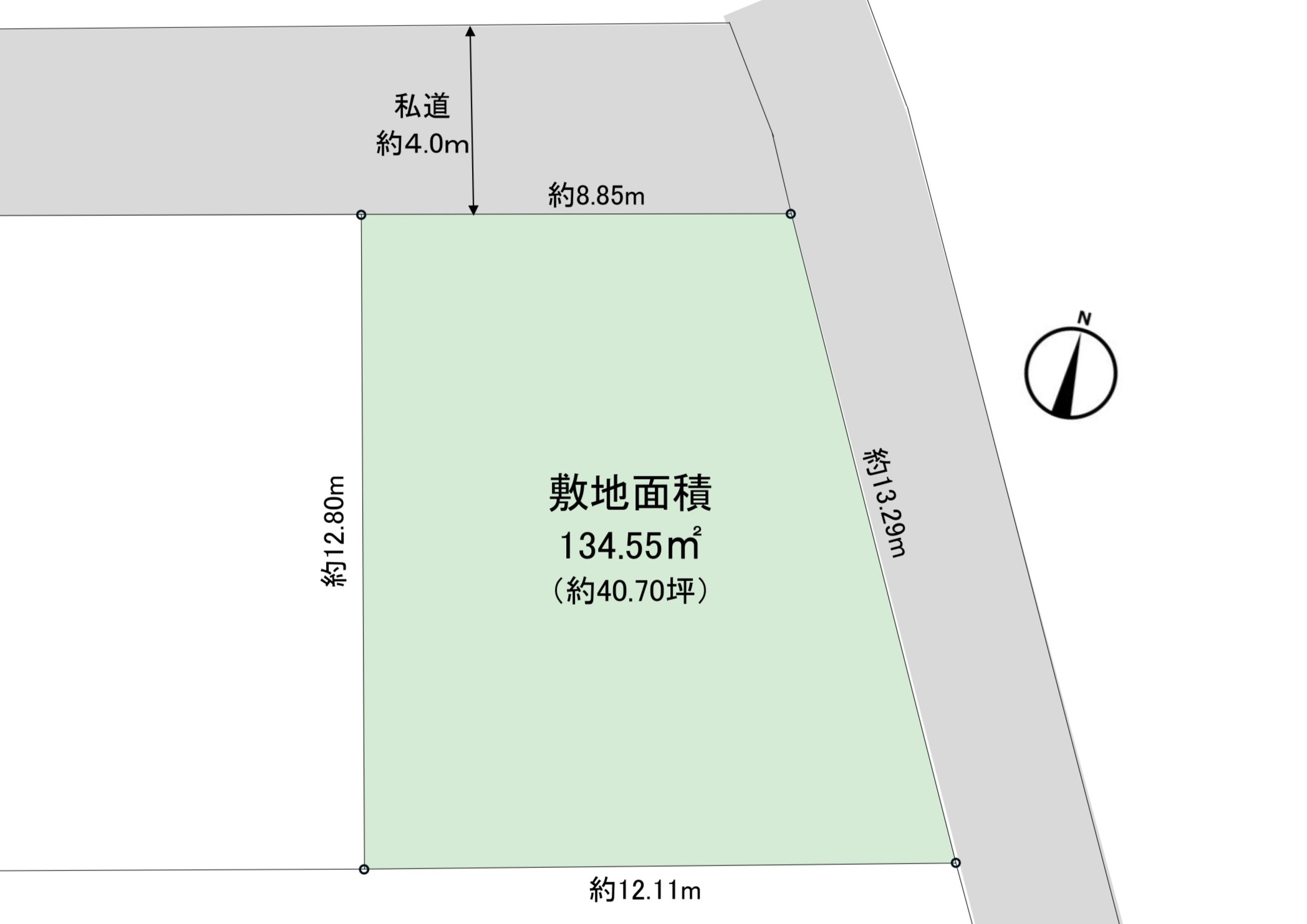 さいたま市北区奈良町　売地