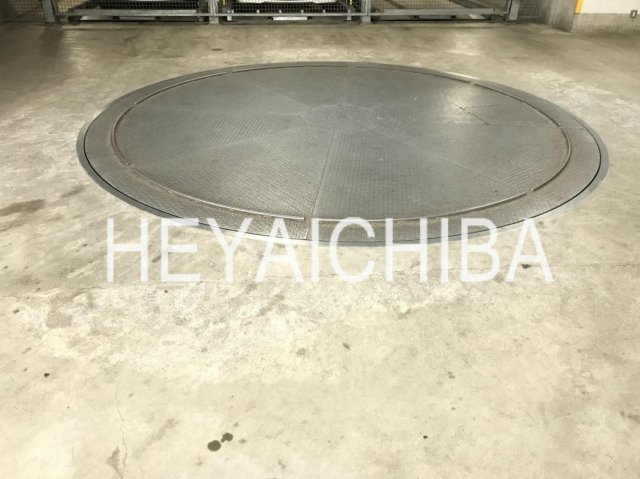 サンクレール荒川ブランガーデンの駐車場|ターンテーブル