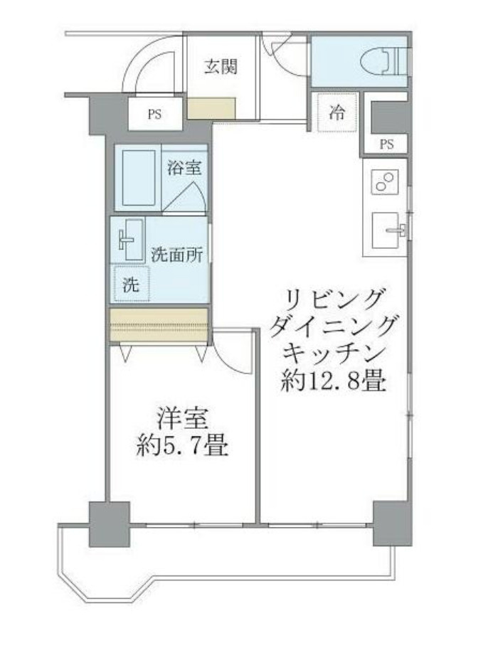 ＩＳＭ西日暮里の間取り