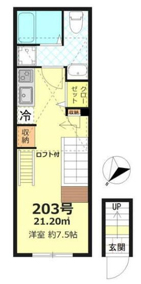 【間取り】 | ベルエクラ阿佐ヶ谷