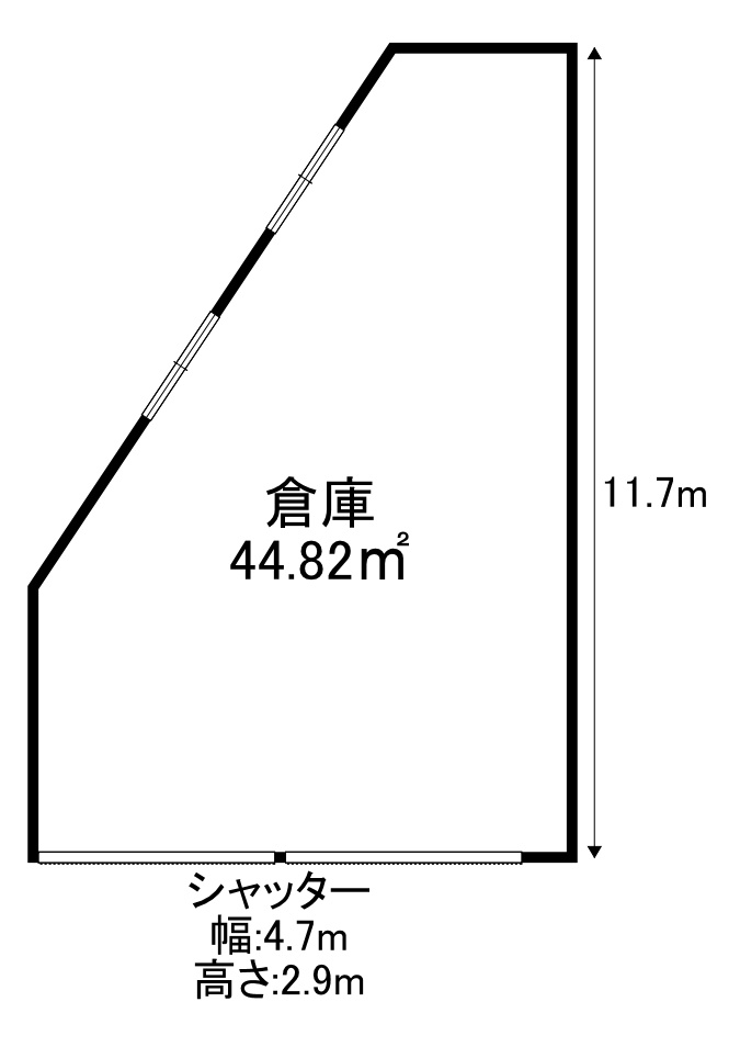 大橋町倉庫の間取り