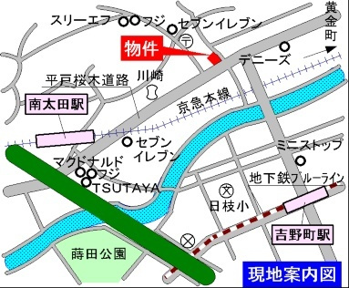 コンフォート　コートの地図|案内図