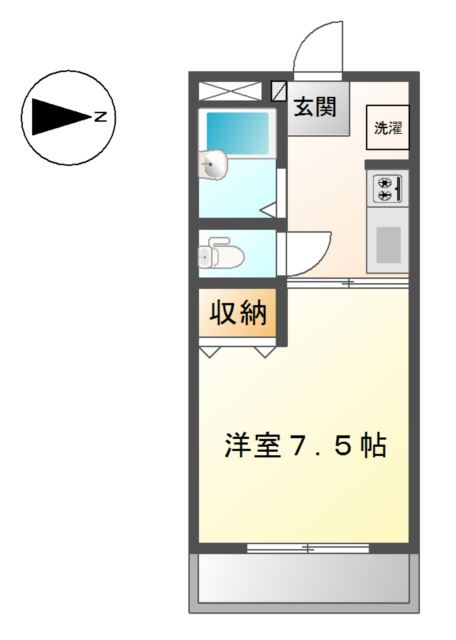 パープルメゾンⅡの間取り