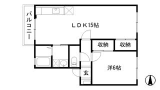 蒲田SOLSTAGEの間取り
