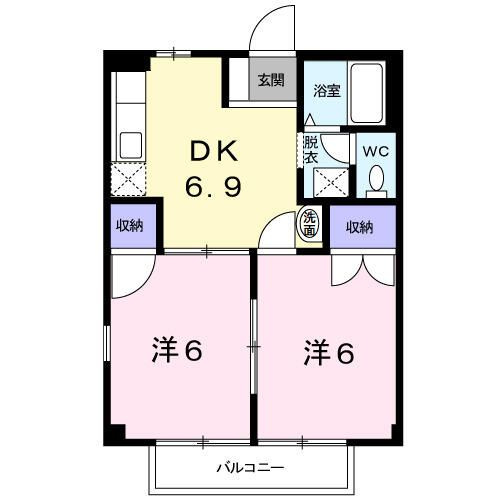 ビーグラッド馬込沢の間取り