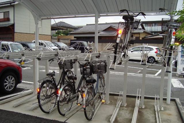 エクセレント上福岡のその他共用部分|2段式駐輪場（イメージ）