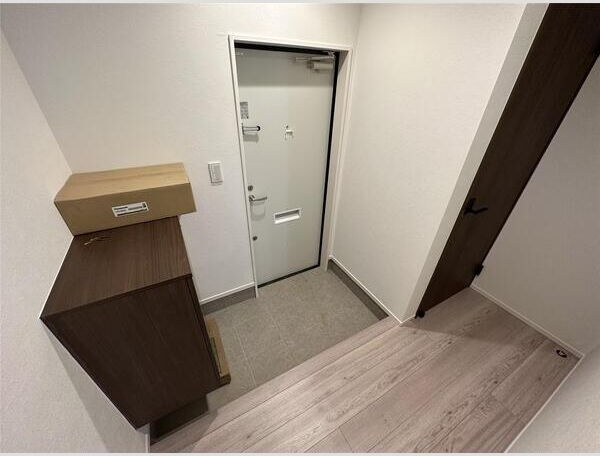 袋原二丁目貸家の玄関