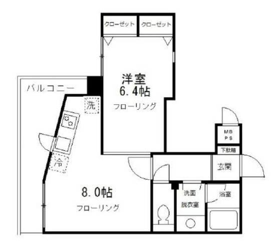佐藤ビルの間取り|間取りです。