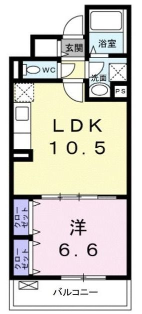 ウイステリア関口の間取り|間取りです。