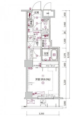 クレヴィスタ板橋桜川の間取り|間取りです。