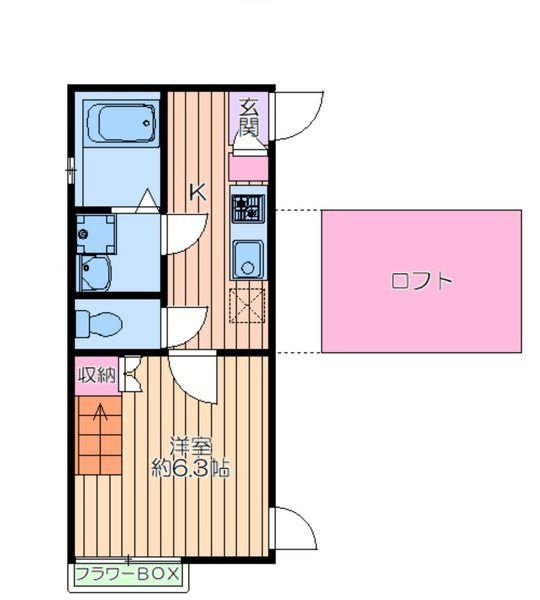 アカンサスの間取り|間取りです。