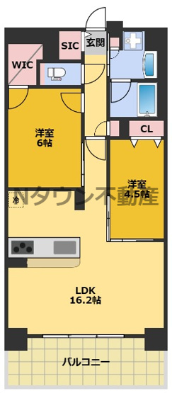 【間取り】 | プレサンスロジェ葵  | 間取りです
