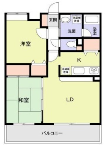 キングホームズ2番館の間取り