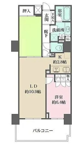 ゲートシティ大崎サウスパークタワーの間取り|間取りです。
