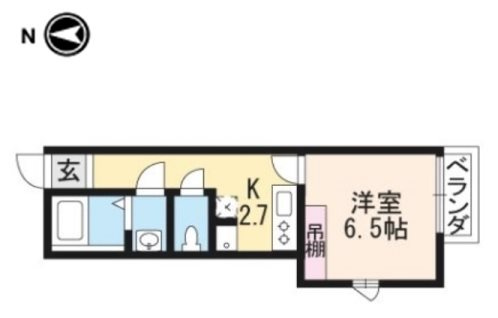 グランポレール長岡京の間取り