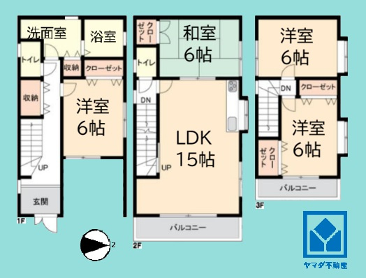 尼崎市武庫町１丁目の間取り