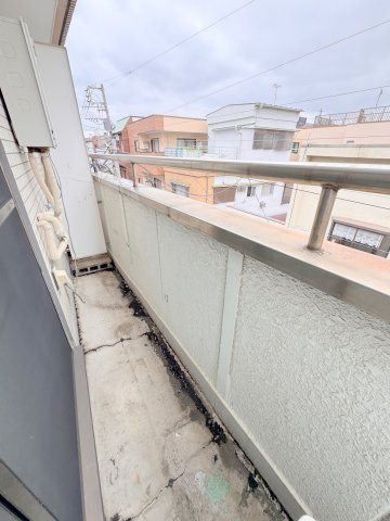 飯島コーポのバルコニー