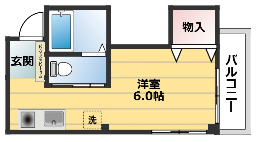 飯島コーポの間取り
