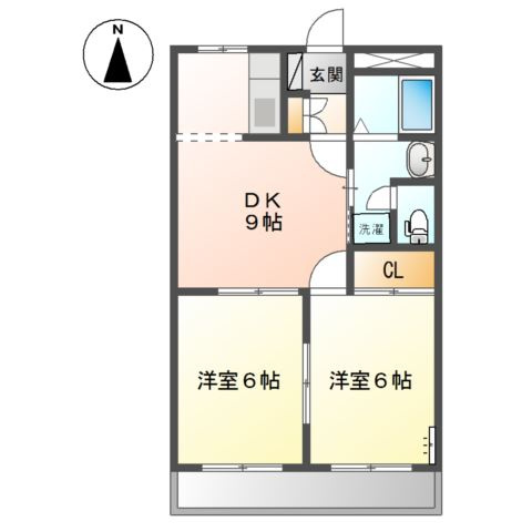パープルメゾン壱番館の間取り