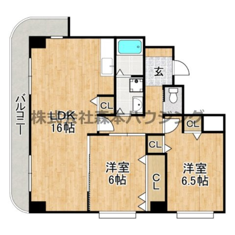 【間取り】 | 　楽友コーポ3号館