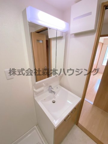 【独立洗面台】 | 　楽友コーポ3号館 | 独立洗面台、朝の身支度には欠かせません