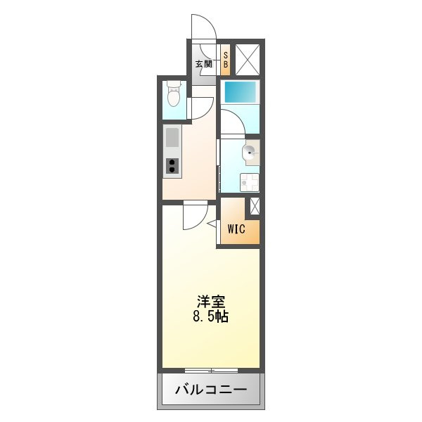 淀川ウエストタワーの間取り