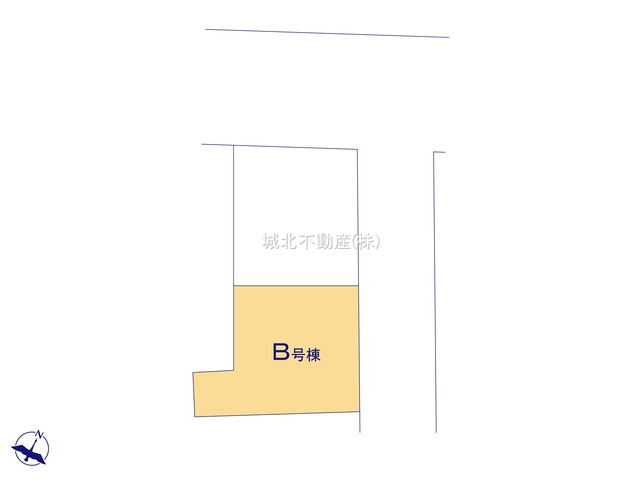 杉並区和田2丁目 全2棟 B号棟の区画図