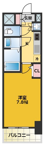 【間取り】 | S-RESIDENCE志賀本通North | 間取りです。