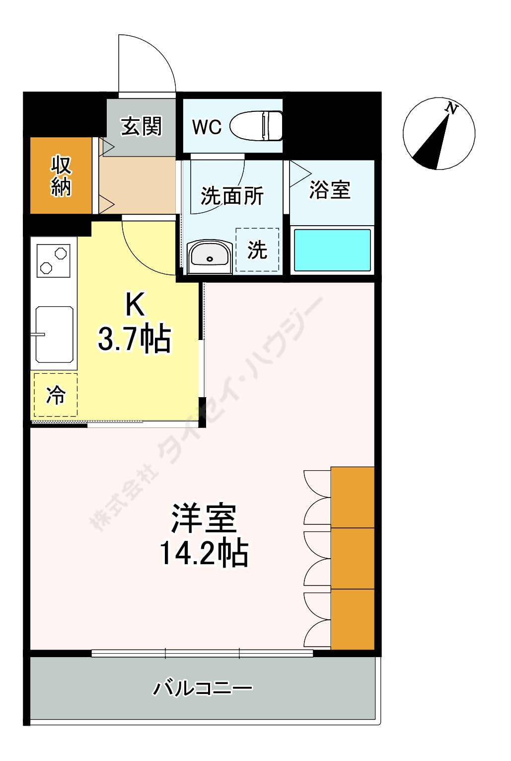 ＬＡＳＡ大崎１の間取り