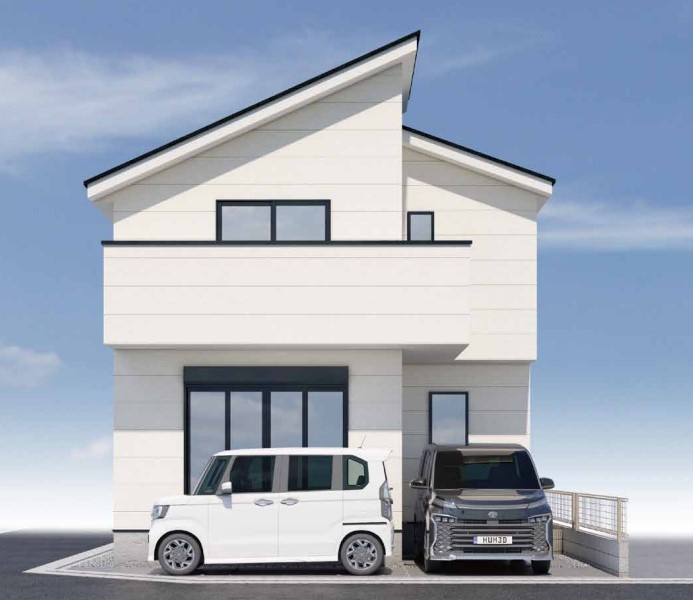 ◎高座郡寒川町一之宮3丁目　新築戸建の外観パース|外観の完成イメージ◇