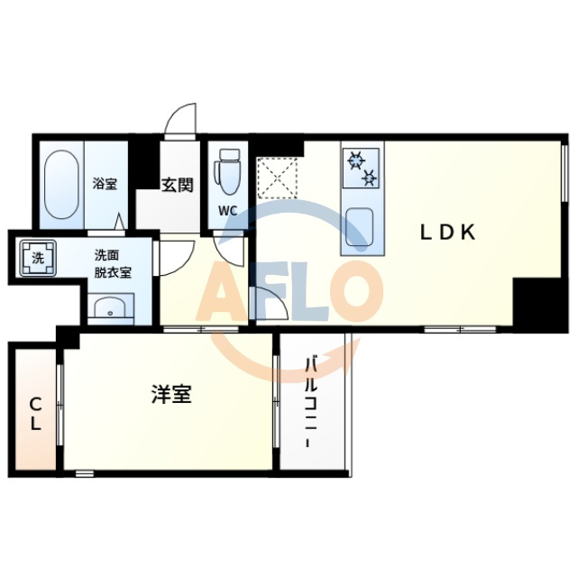 The Peak Bentenchoの間取り|The Peak Bentencho　間取り