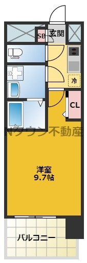 【間取り】 | プレサンス久屋大通セントラルパーク | 間取りです。