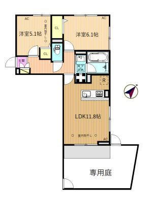 ルミエールＫの間取り