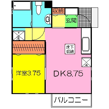 ラメール湘南Ⅱの間取り