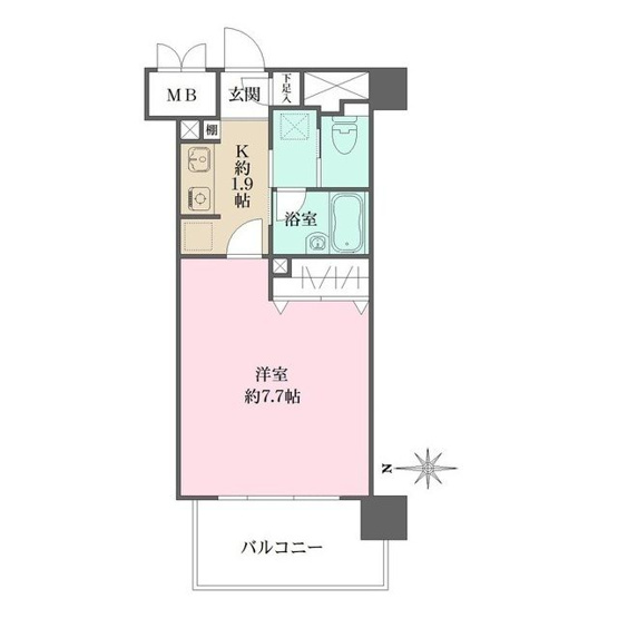 【間取り】 | アボリアスコート笹塚EAST