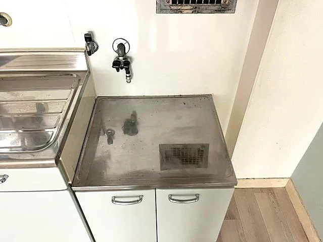 神戸市東灘区住吉宮町４丁目の賃貸マンションのキッチン