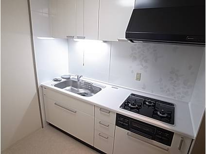 神戸市灘区高羽町５丁目の賃貸マンションのキッチン