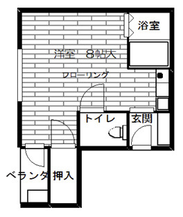 神戸市中央区琴ノ緒町３丁目の賃貸マンションの間取り