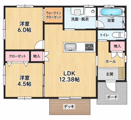 ドリームハウス二日市南の間取り