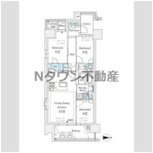 【間取り】 | グランパセオ丸の内 | 間取りです。