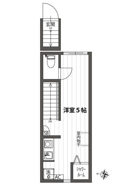 トレカーサ西馬込の間取り