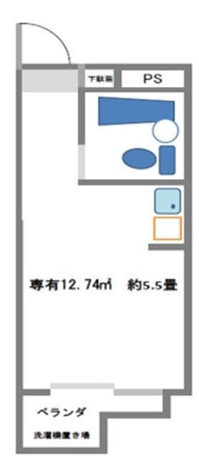 ＴＯＰ代々木公園第２の間取り