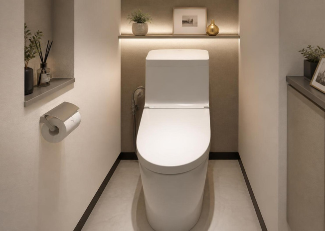 【トイレ】 | エステ・スクエア成瀬壱番館 | 2026年9月にリフォーム予定の衛生的なトイレ空間。全室の壁や床のクロス張替も実施されるため、新調された設備とともに快適にご利用いただけます。毎日の生活を支える大切な水回り設備のひとつです。