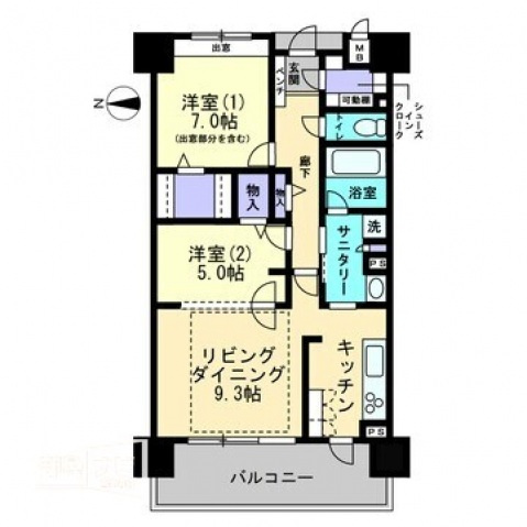 アルファステイツ岡山駅前の間取り