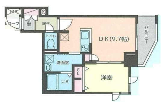 フィオーレ品川の間取り|間取りです。
