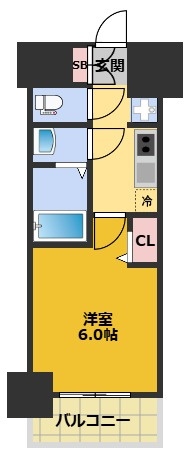 【間取り】 | プレサンス名古屋ルーカス | 間取りです。