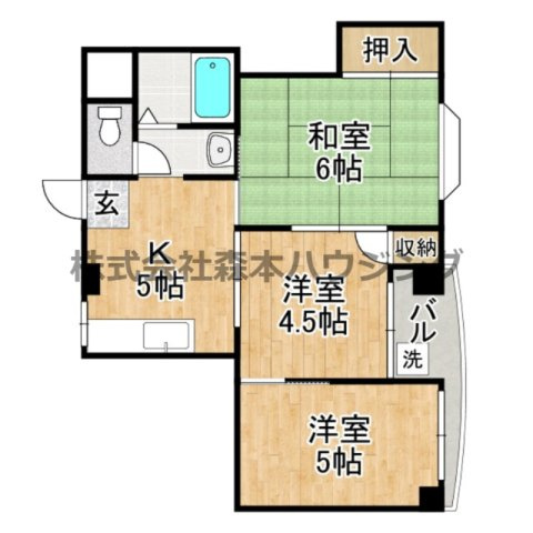 【間取り】 | 　WESTヒルズ神田